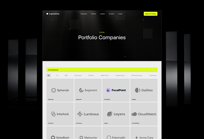 CapitalOne creativedesign crypto framer template ui ui design web3 websitedesign