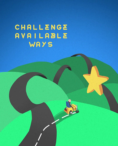 "Challenge Available Days" Illustrations advertisement branding design digital marketing graphic design illustration motion graphics