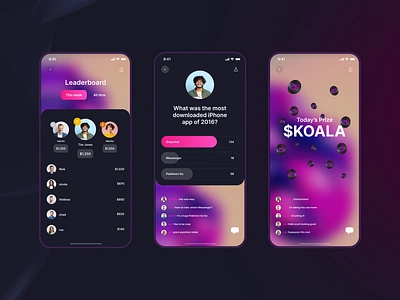 Koala Wallet app application crypto design graphic design mobile app mobile design product design ui uiux