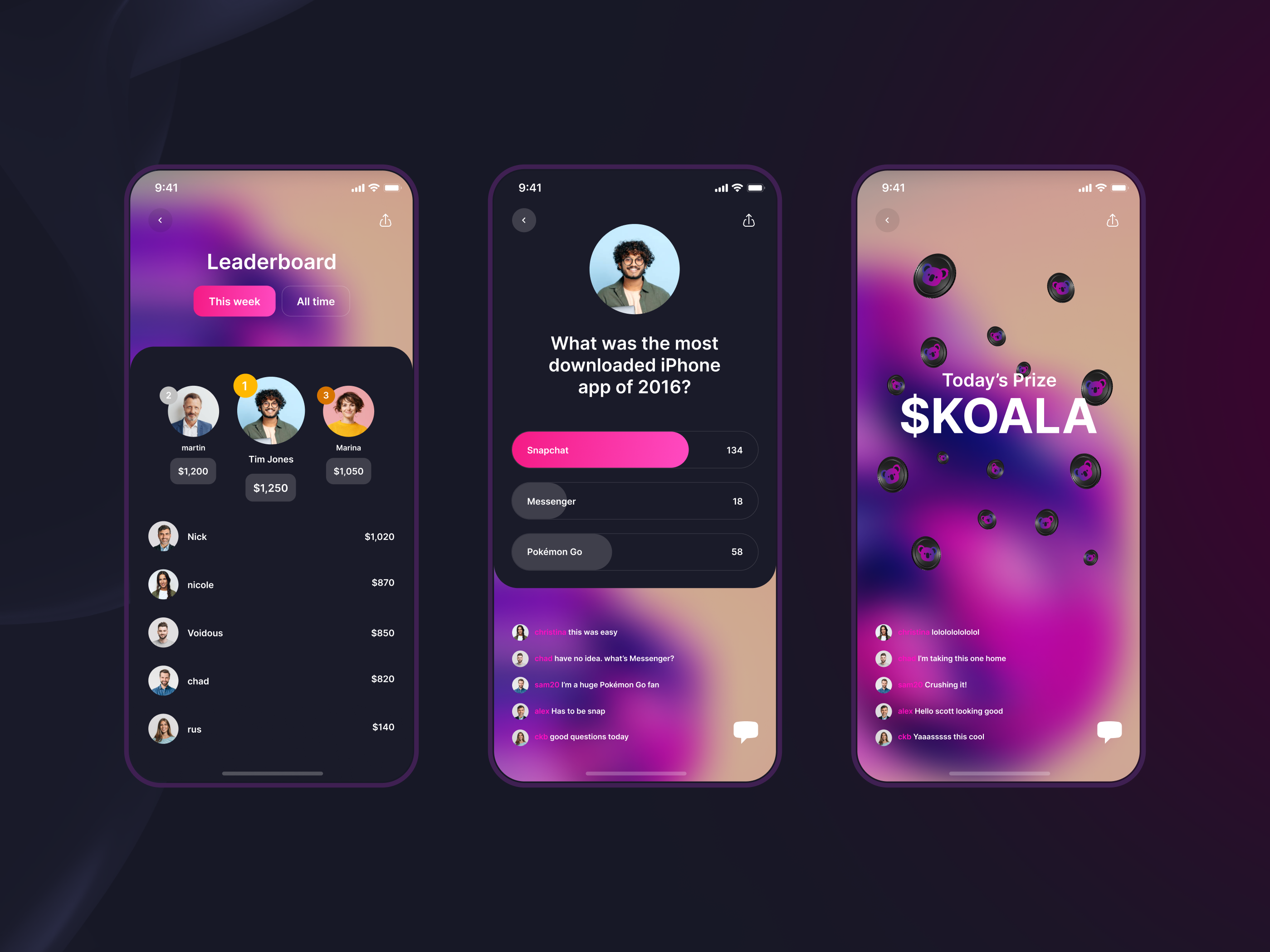 Example of Koala Wallet