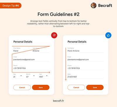 UI Design Tips - #4 Form Guidelines #2 design do dodont dont tips ui ui design ux ux design