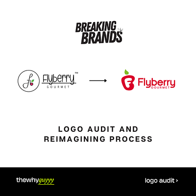 Flyberry Gourmet - Logo Reimagine Process brand branding des design graphic graphic design icon illustration logo