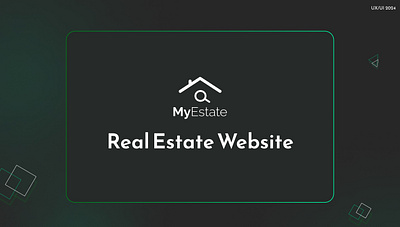 My Estate branding design graphic design illustration logo project real estate site map typography colors ui ux vector web design