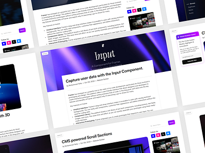 Framer Blog Post CMS Section Components agency website framer framer agency framer cms framer component framer designers framer development framer no code builder framer sections framer template framer templates framer website framer website design framer websites framerauth no code web design webflow website design