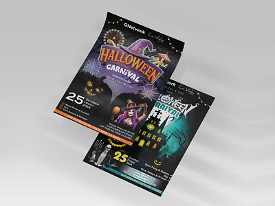 Halloween Party Flyer branding club flyer event design event flyer flyer flyer design graphics design halloween halloween flyer halloween party illustration night club party design party flyer party invitation poster poster design