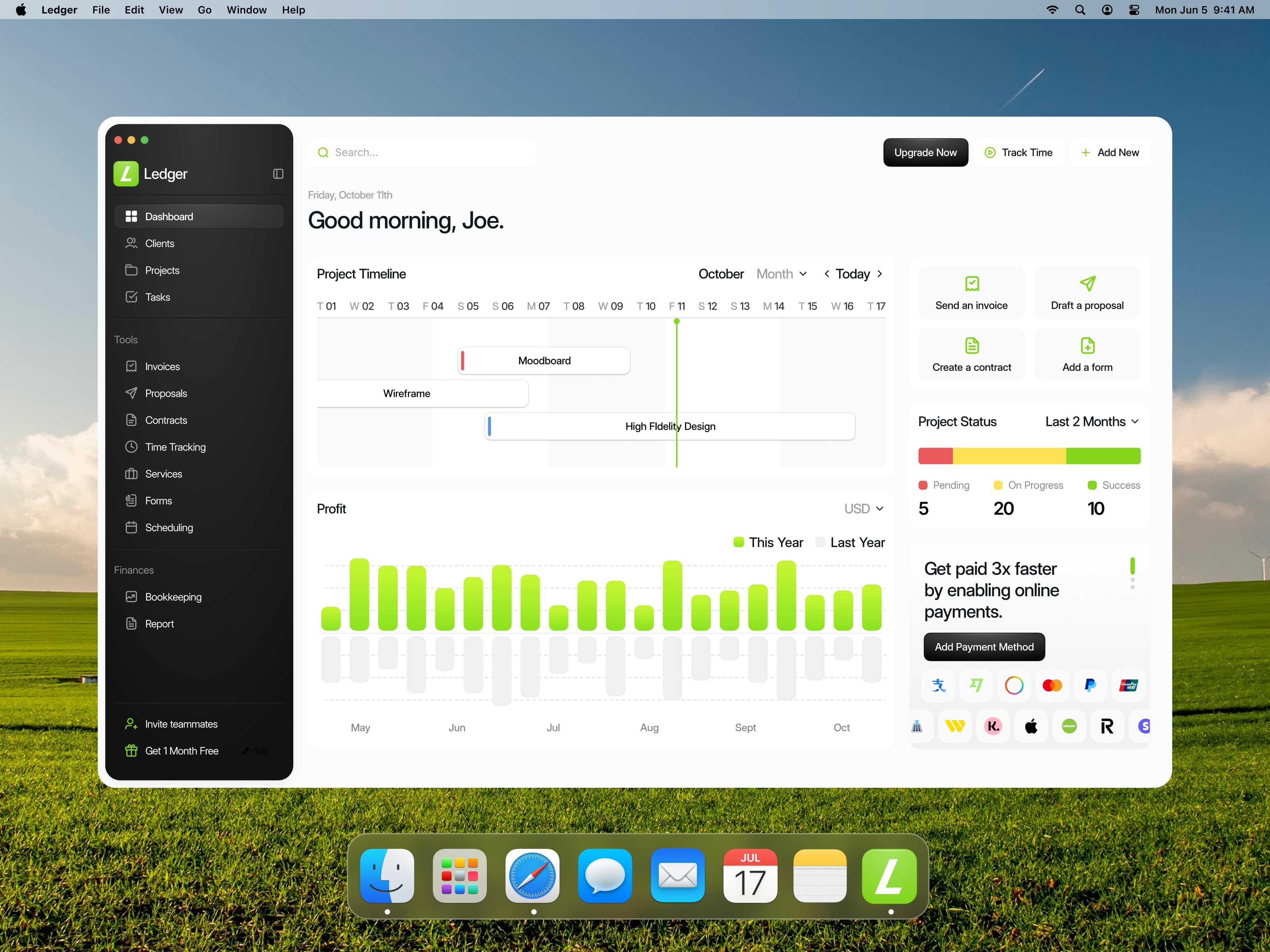 Example of Monthly Design Subscription