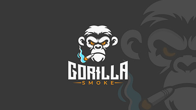 Gorilla Smoke Modern Logo! gorilla smoke modern logo! gorillalogo logo minimal modern motion graphics smoke