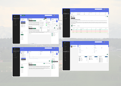 Logbook - TeamLogs Dashboard aeronautic dashboard logbook uxui website