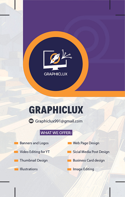 COMPLETE BRANDING OF A COMPANY: GRAPHIC LUX social media promo