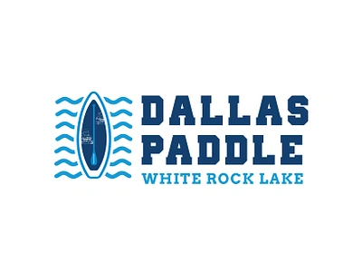 Dallas Paddle Logo Design. brand designer branding dallas graphic designer kayak kayak logo kayaking lake logo logo designer logo ideas logo maker logos paddle paddle board paddle logo paddler texas