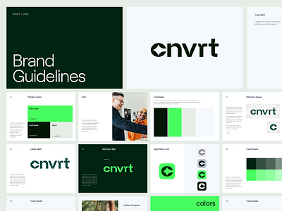 CNVRT - Logo & Brand Identity aero aerobrandagency ai logo brand design brand identity brandbook branding branding design client logo combination logo design graphic design letter mark logo logo launching logo mark minimal re branding rebrand redesign