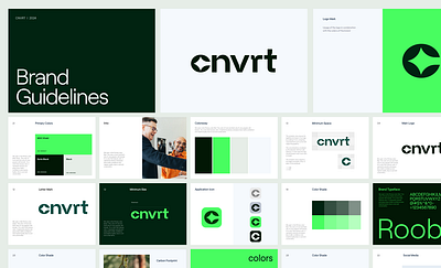 CNVRT - Logo & Brand Identity aero aerobrandagency ai logo brand design brand identity brandbook branding branding design client logo combination logo design graphic design letter mark logo logo launching logo mark minimal re branding rebrand redesign