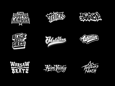 Logotypes Collection brand branding custom design detail elegnt future identity illustration joy letter logotipo logotype magic posh script typo typography vector visual