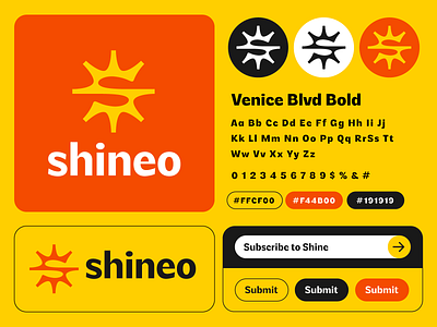 Shineo Branding agency animation branding colors graphic design hoodie letter s logo merch motion graphics post shine social media style guide sun type ui elements web