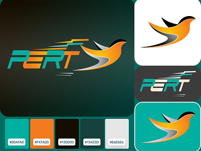 Pert logo Design bird branding branding kit color palette illustrator logo logo icon medical hospital pert