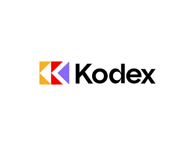 Kodex Logo Design abstract logo app icon brand identity branding creative logo gradient logo kodex logo letter k logo logo design