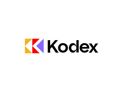 Kodex Logo Design abstract logo app icon brand identity branding creative logo gradient logo kodex logo letter k logo logo design