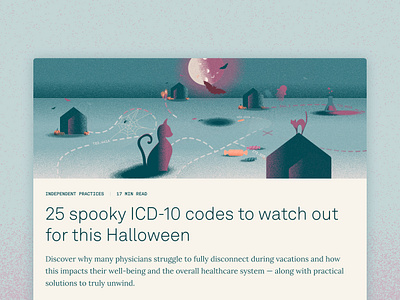 25 spooky ICD-10 codes to watch out for this Halloween 2d article design doctor graphic design health helloween illustration medical vector