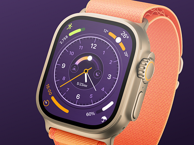 Apple Watch Ultra - Watch Face apple watch apple watch ultra ui ui design watch face