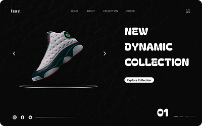 shoe web landing page design landing page shoe shoes ui ux web web design weblandingpage website