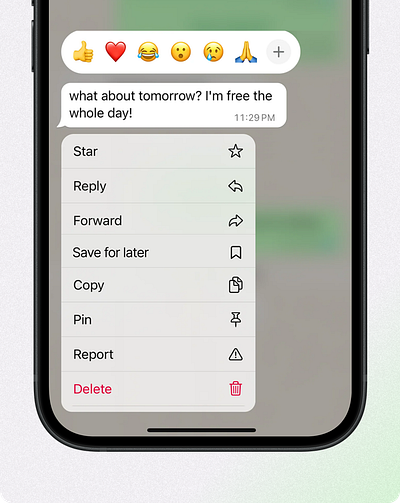 ⏰ Whatsapp Saves for Later app design product design product designer ui uxdesign