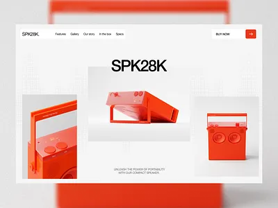 Modern product website minimalistic modern product product webdesign product website speaker webdesign speaker website webdesign website