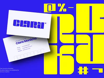 Decabrio Display Fonts branding display font fonts logotype modern type visual identity