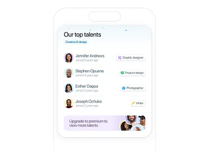 Top Talents hr mobileapp recruitment talent ui uiux userinterface webdesign