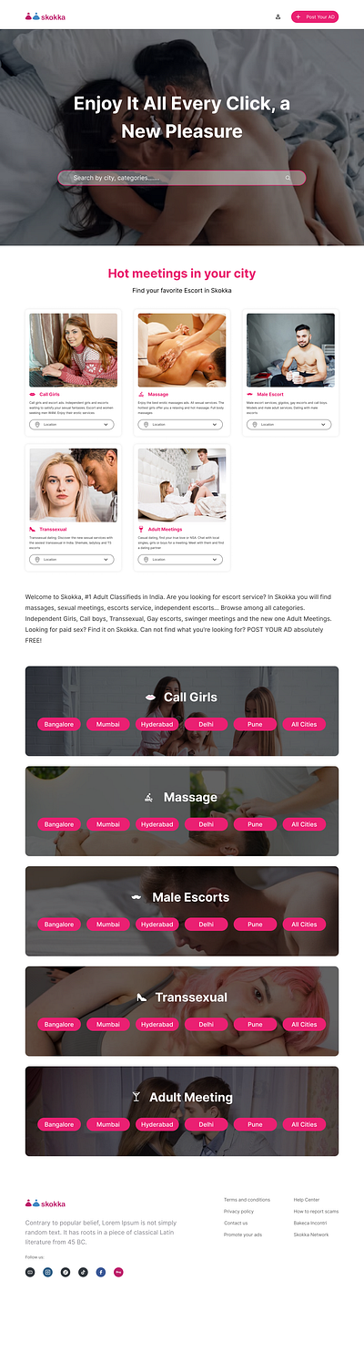 Adult Website Design| Website Redesign |Figma Design | UIUX adult adult website figma figmadesign poneuiux design sexwebsite sexy ui design ui uidesign uiux design userexperience userinterface ux uxdesign