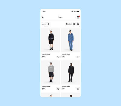 Mobile app Ui design ecommerce product design ui uiux ux