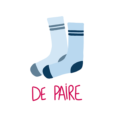 socks come in pairs 2d illustration illustration procreate socks