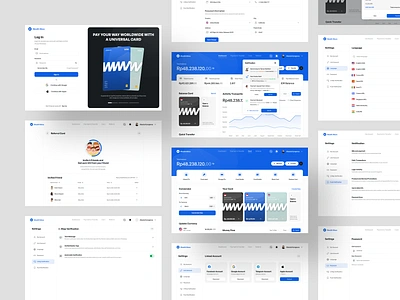 Wealth Wave - Finance Website app bank bank app cansaas card clean dashboard design finance finance app fintech interface product design saas ui ux wallet web web app website