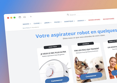 Optimiser l'Expérience d'Achat avec un Assistant de Choix : UX appdesign designcasestudy ecommerce shoppingexperience ui uidesign userexperience userflow userjourney ux uxdesign