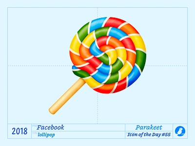 Icon of the Day #55 candy design emoji icon icons illustration lollipop snack sweets treat