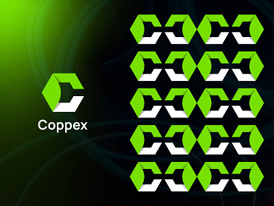 Coppex logo - Branding logo design 3d animation apps icon blockchain logo brand identity branding corporate crypto logo currency logo design graphic design illustration letter c logo logo logo design logo mark logos motion graphics tech logo ui