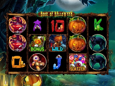 symbols animation for the Halloween themed slot candles casino dark digital art gambling game art game design gameart graphic design halloween horror moon mystic onlineslots pumpkin skull slot design slotmachine sweets witch