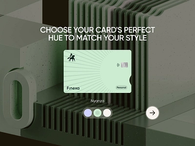 Finexa Bank Card Design 3d animation bank bank card branding card animation financial website fintech graphic design micro interaction motion graphics ui design web design