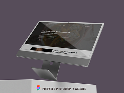 Porfyri - A Photography Website figma design photographer portfolio photography portfolio photography ui photography web ui photography website ui ux design