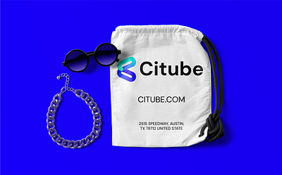 bag design for citube app branding design graphic design illustration logo typography ui ux vector