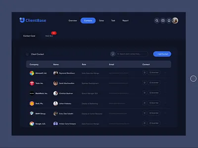 Add Contact Animation account add acoount add contact animation app blue branding clean contact dark mode design flat graphic design icon illustration motion graphics pop up saas simple ui