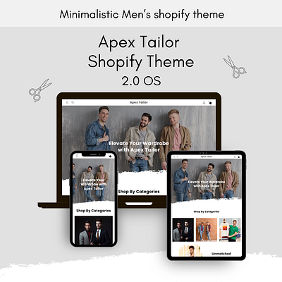 Apex Tailor Premium Shopify Theme premium shopify theme shopify store design shopify store development shopify theme ui ux website design website development