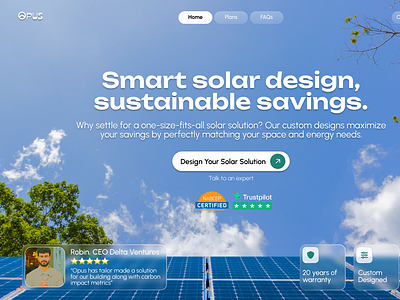 Solar/Eco/Green Website Landing Page branding dashboard design eco eco design green landing page minimal solar solar dashboard solar geyser solar hero section solar inverters solar panels solar shop solar website ux