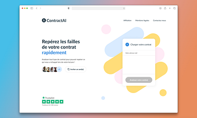 UX/UI Design : Contract AI ai contract ai ui ui design ux ux design