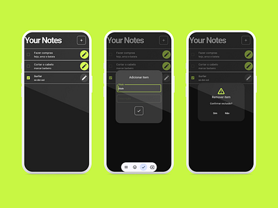 Your Notes mobile todo