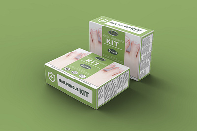 Nail Fungus Kit Artwork Carton Box Design nailfungus