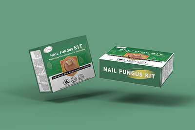 Nail Fungus Kit Artwork Carton Box Design nailfungus