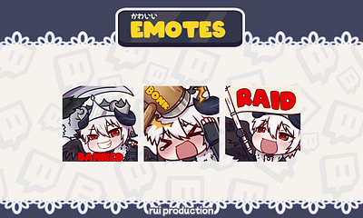 Emotes custom for vtuber chibi emotes twitch, Etc chibi chibi emotes design illustration logo logodesign streamer twitch twitch emotes twitch logo twitch.tv vtuber vtuuber emotes youtube logo