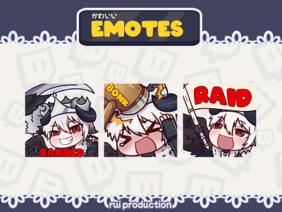 Emotes custom for vtuber chibi emotes twitch, Etc chibi chibi emotes design illustration logo logodesign streamer twitch twitch emotes twitch logo twitch.tv vtuber vtuuber emotes youtube logo