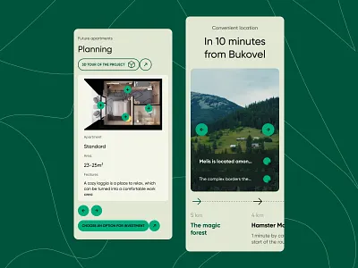 Website Interface for Hotel Construction Investment apartments architecture design graphic design home design investment landing page new building real estate real estate web residential complex startup ui ux web design website website design