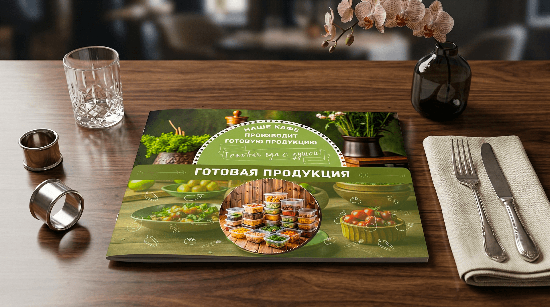 Retro-Inspired Cafe Promo Layout advertising brochure booklet design brochure design cafe advertising cafe branding cafe brochure editorial design graphic design hospitality design layout design menu design print collateral print design promotional brochure publication design restaurant branding retro brochure retro design vintage brochure vintage design
